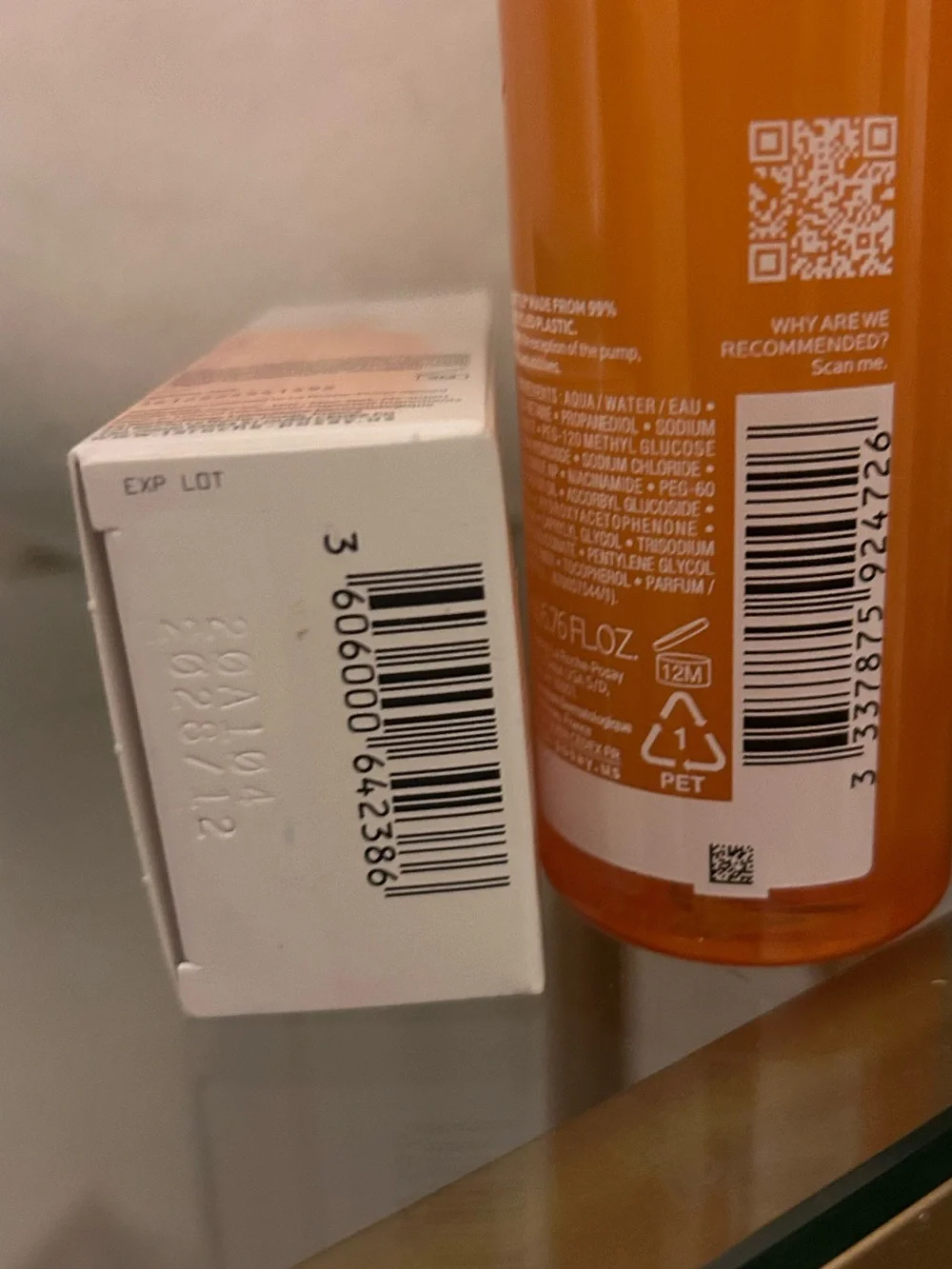 La Roche Posay Vitamin C Skincare Bundle Serum + Cleanser NIB
